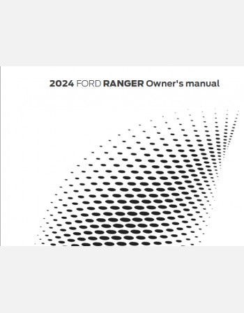 ford ranger 2024 owners manual
